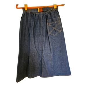 Vintage Sasson Dark Blue Denim skirt sz6